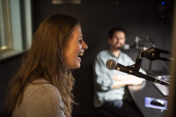 People using the Recording Studio