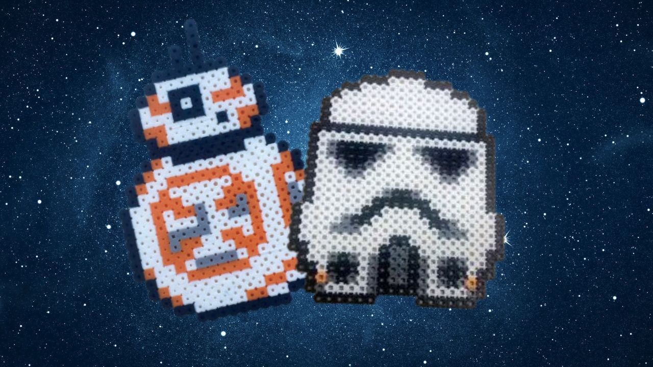 SimBrix created BB-8 and Storm Trooper in space.