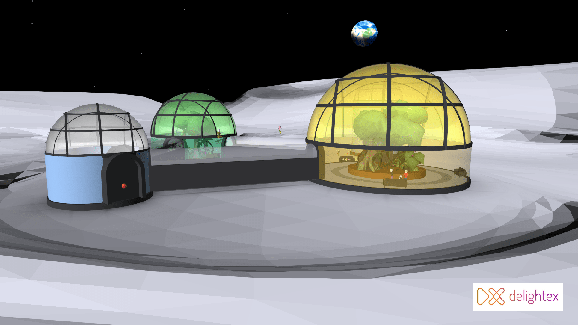 Extended Reality Moon